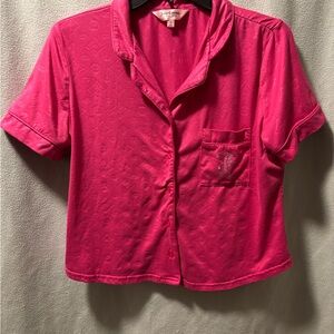 Juicy Couture Vibrant Hot Pink Sleepwear Top